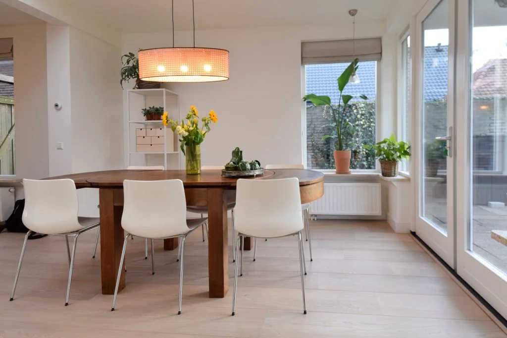 geblurde versie van de foto als achtergrond