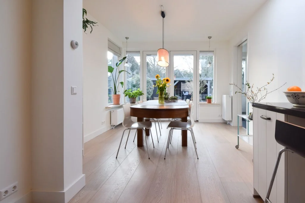 geblurde versie van de foto als achtergrond