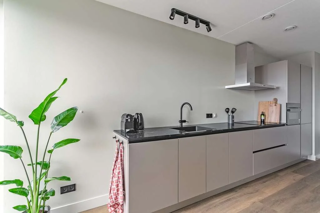 geblurde versie van de foto als achtergrond