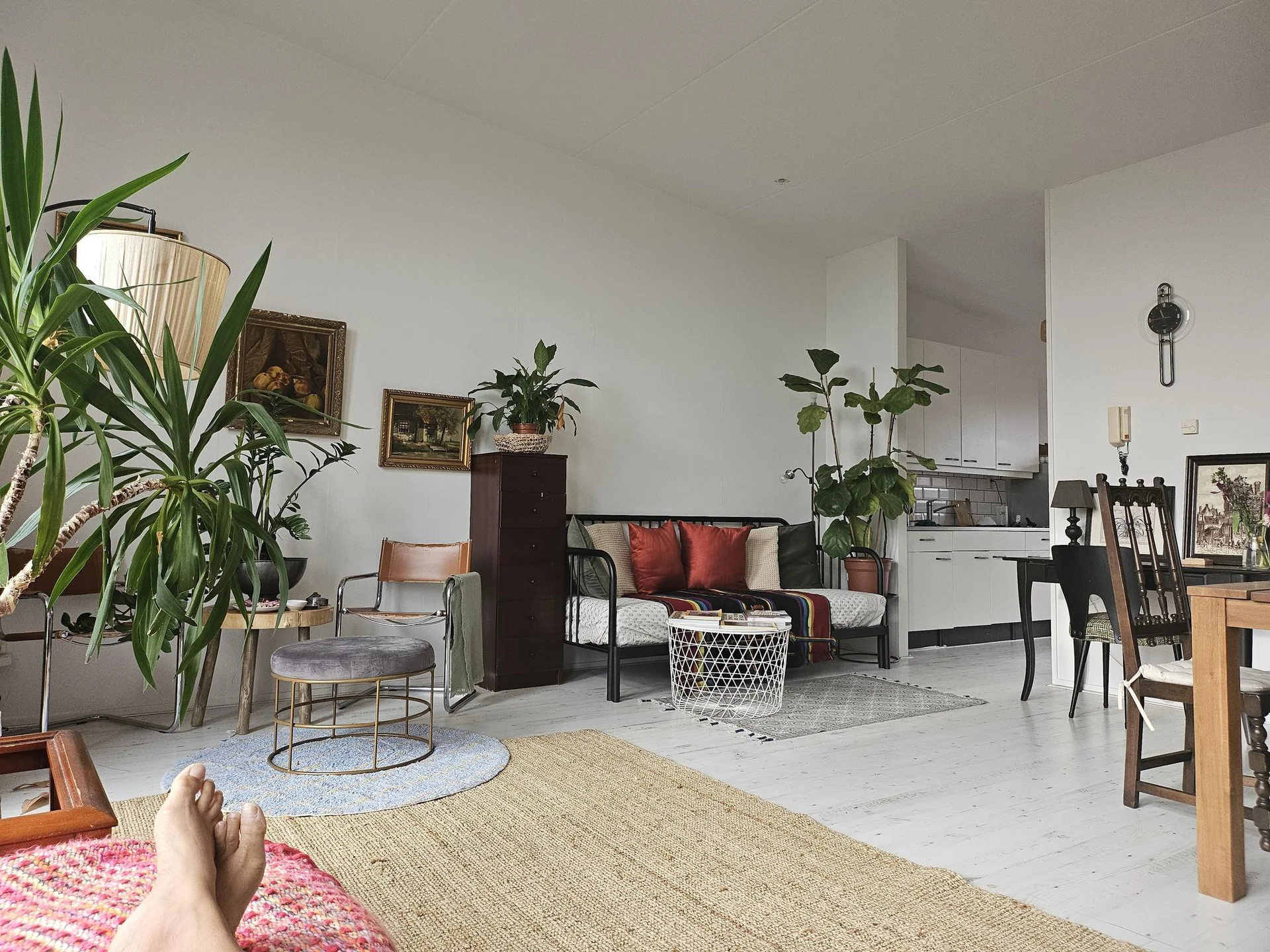 geblurde versie van de foto als achtergrond