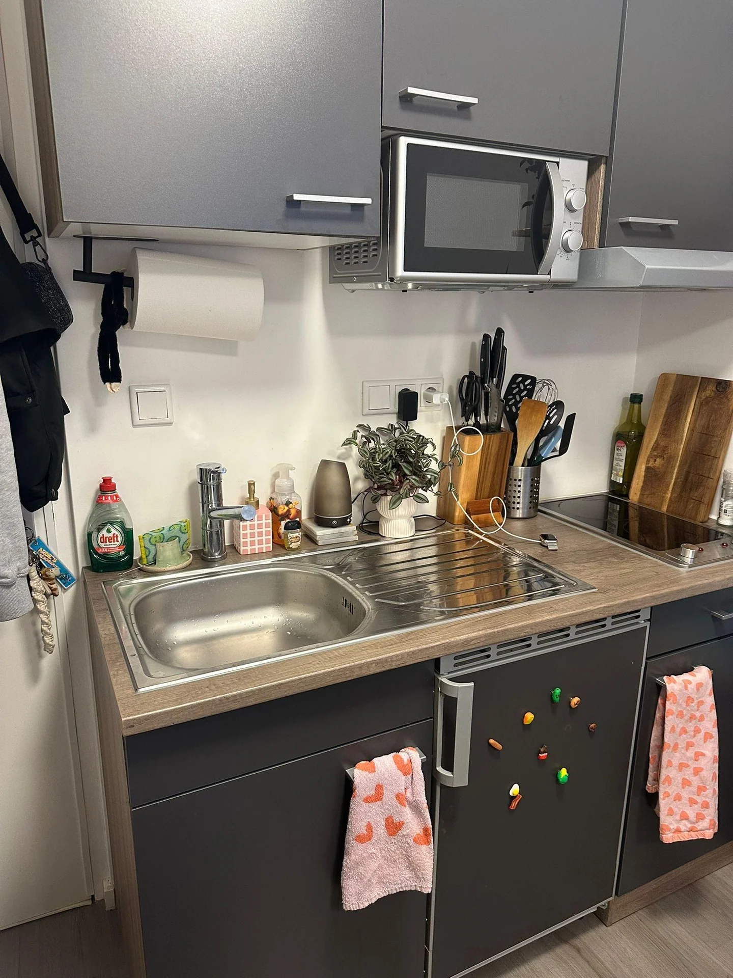 geblurde versie van de foto als achtergrond