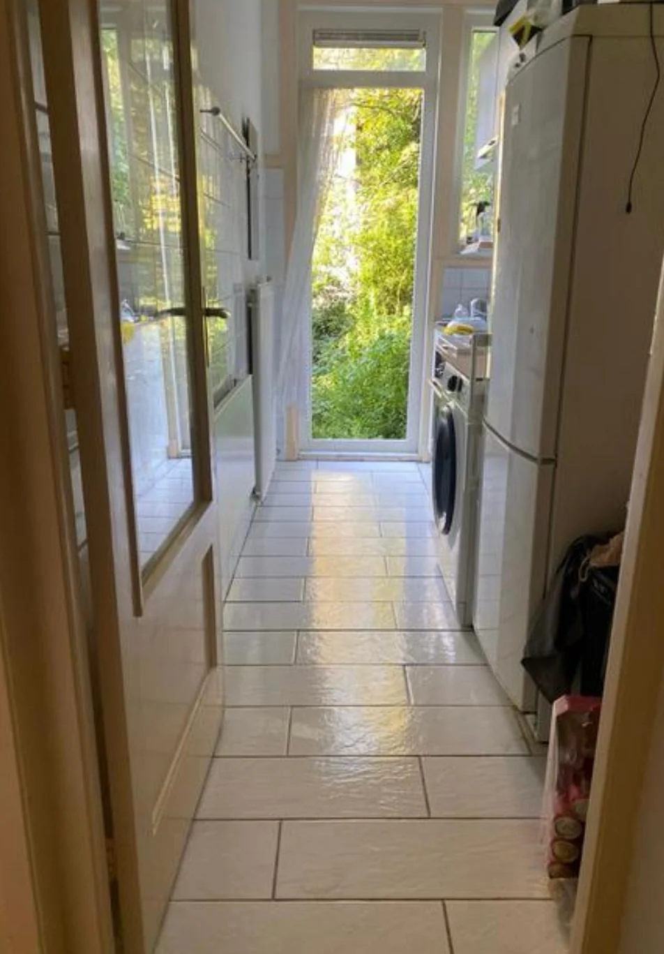 geblurde versie van de foto als achtergrond