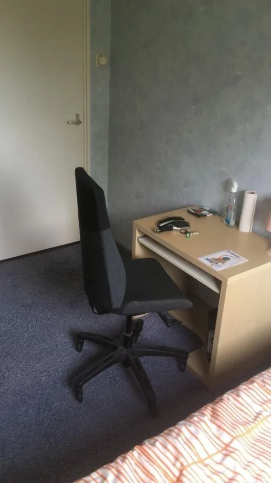 geblurde versie van de foto als achtergrond