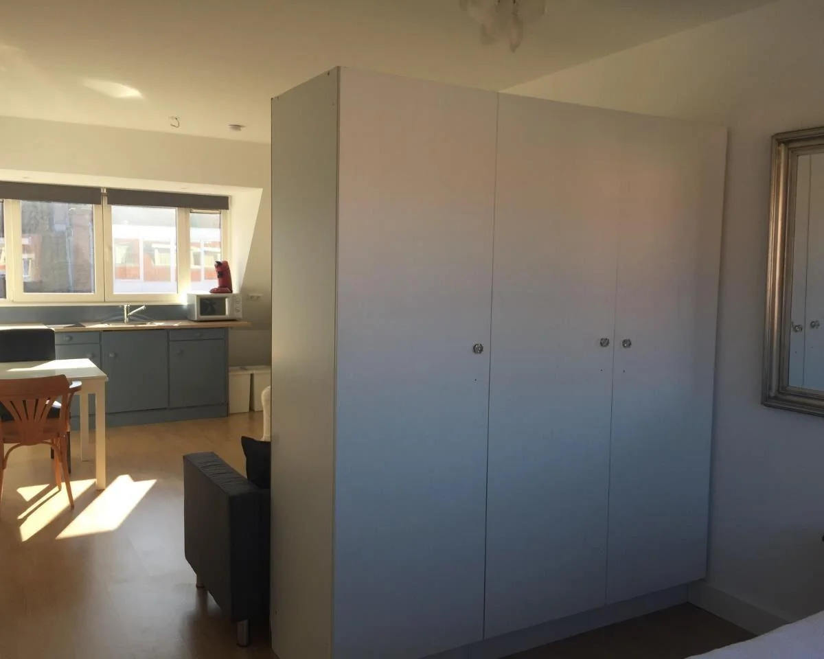 geblurde versie van de foto als achtergrond