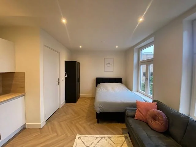 geblurde versie van de foto als achtergrond