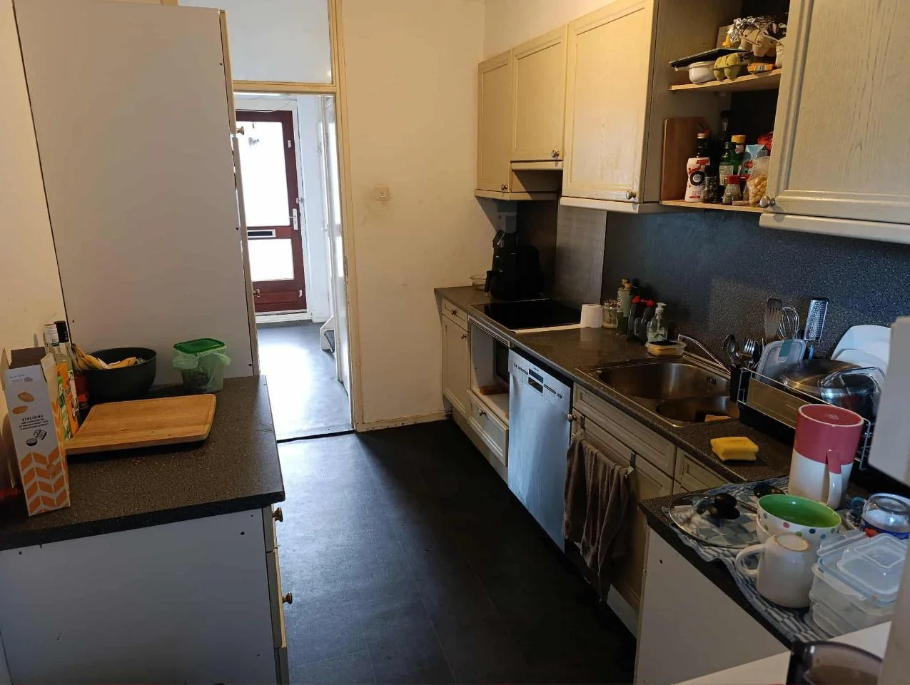 geblurde versie van de foto als achtergrond