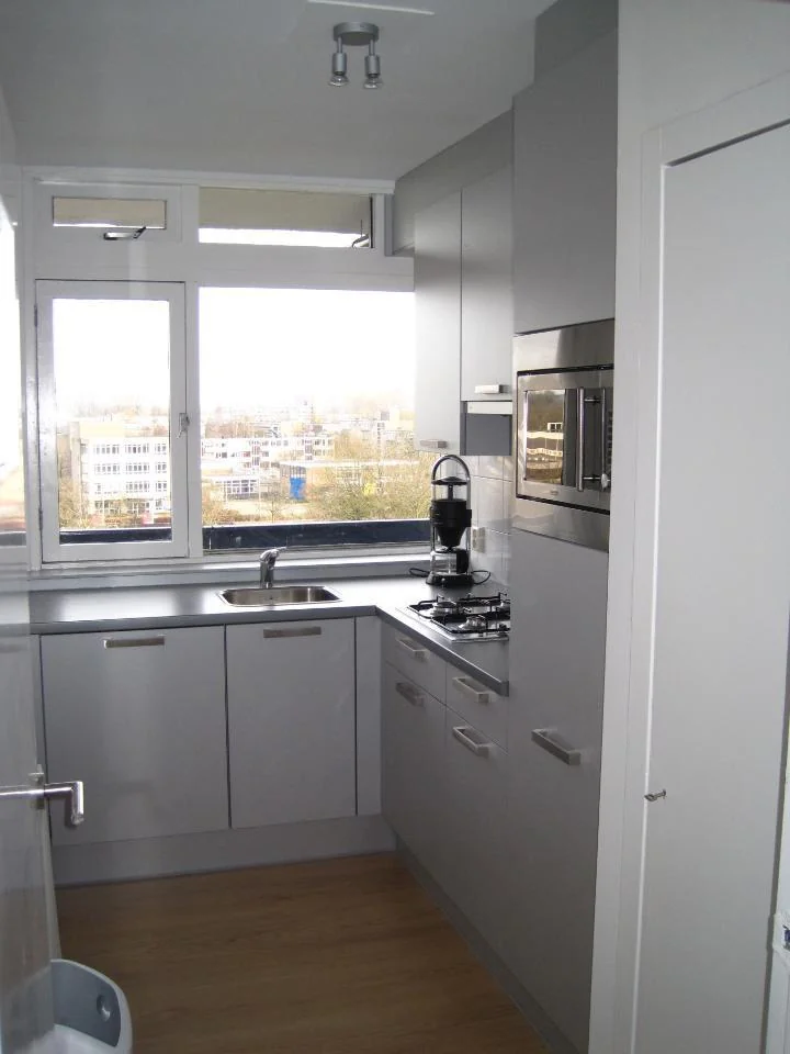 geblurde versie van de foto als achtergrond