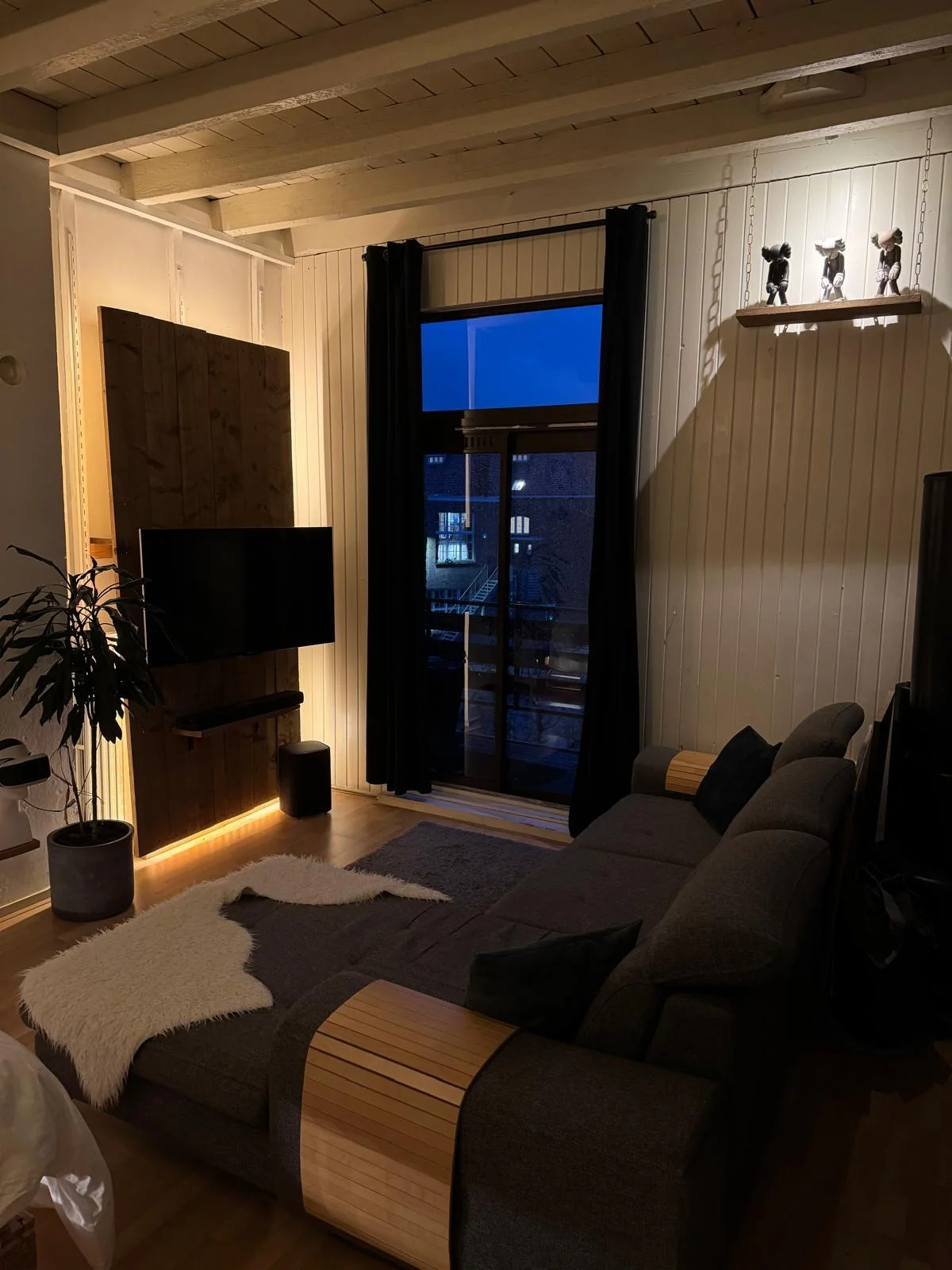 geblurde versie van de foto als achtergrond