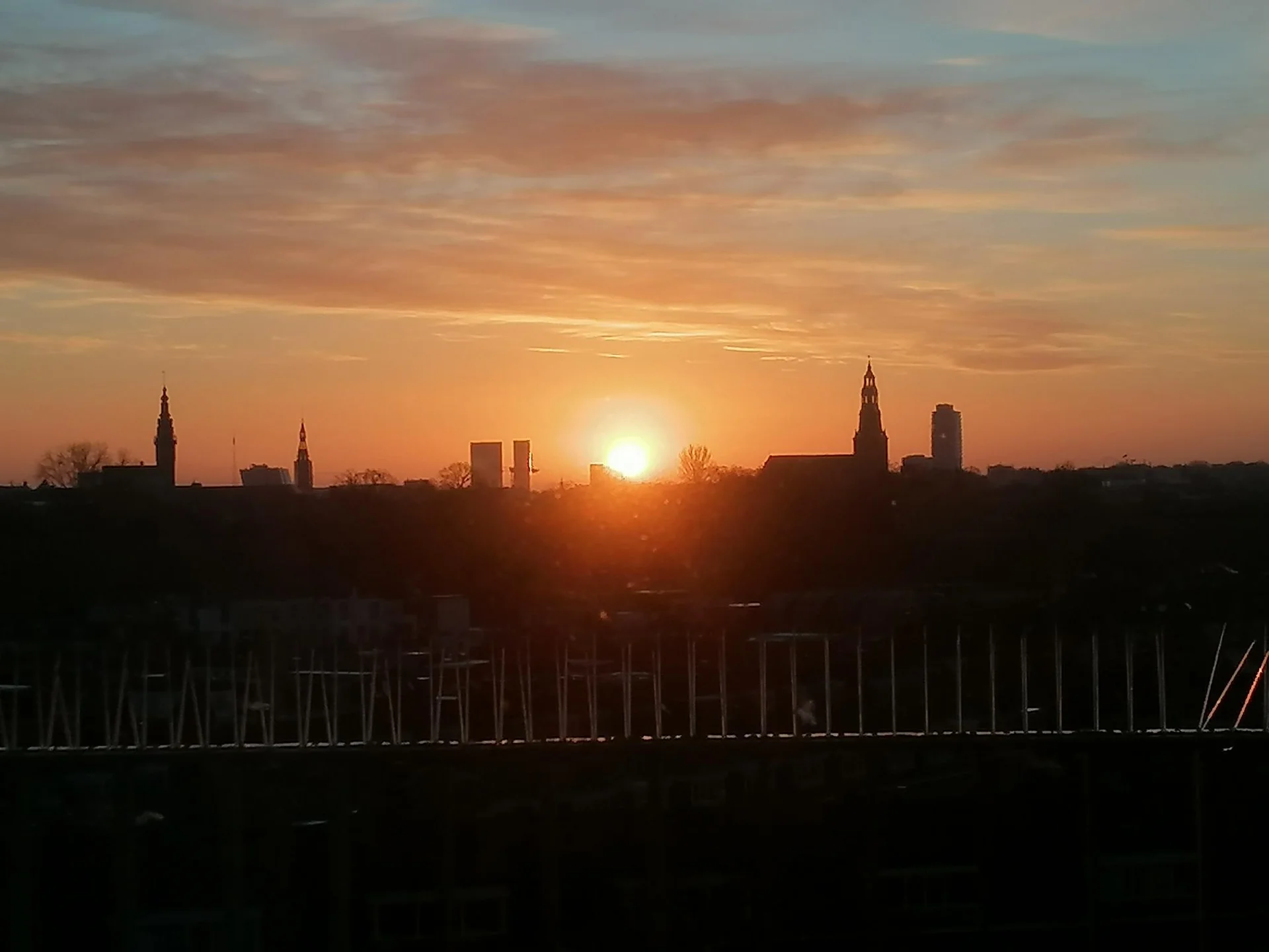 geblurde versie van de foto als achtergrond