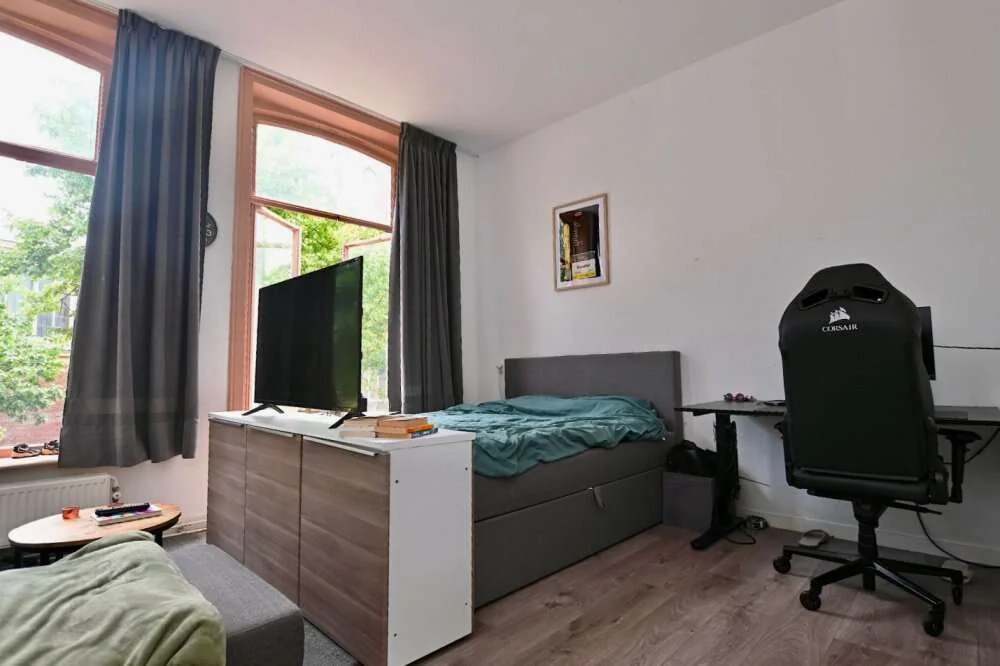 geblurde versie van de foto als achtergrond