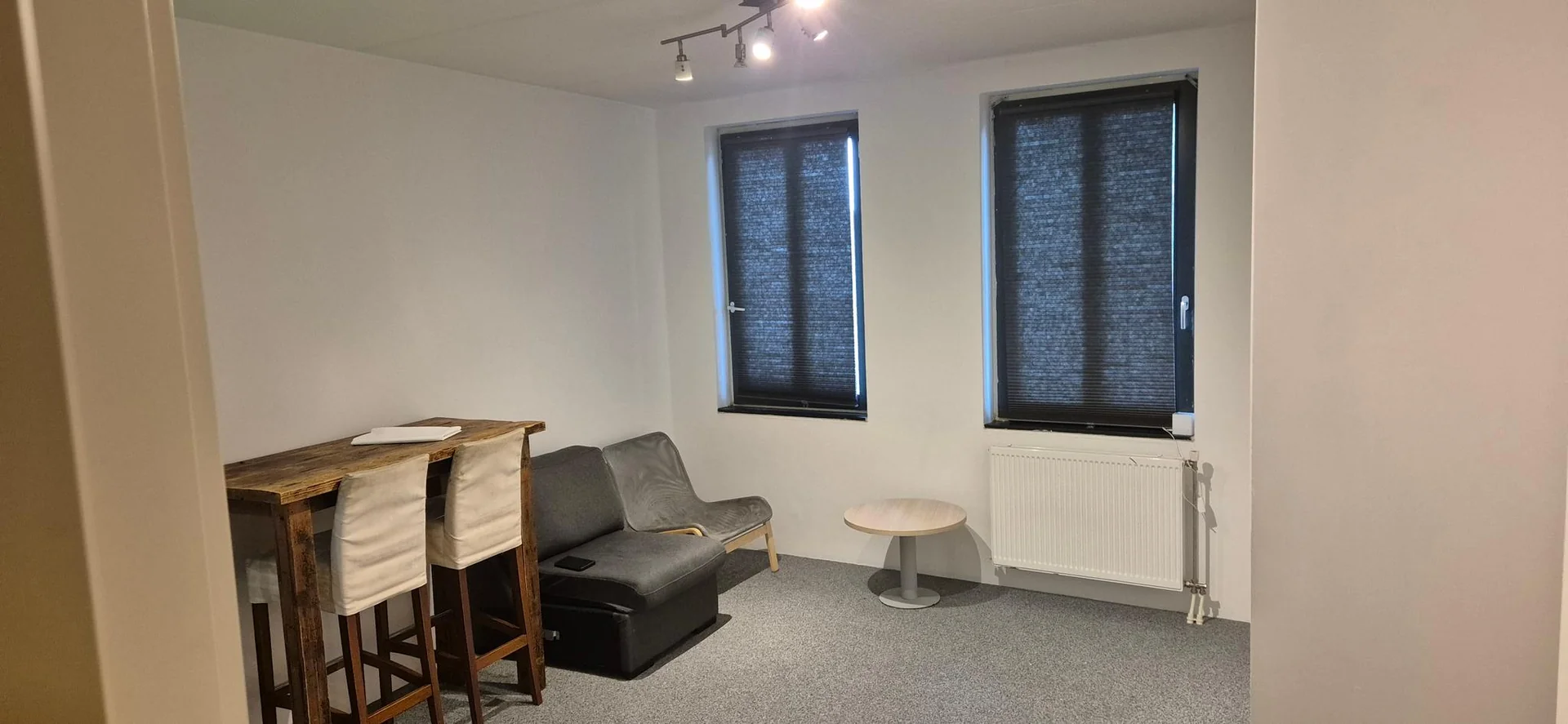 geblurde versie van de foto als achtergrond