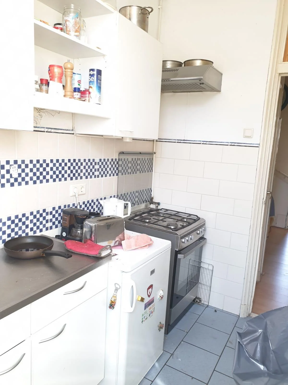 geblurde versie van de foto als achtergrond