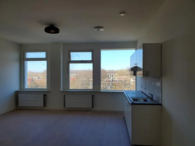 geblurde versie van de foto als achtergrond