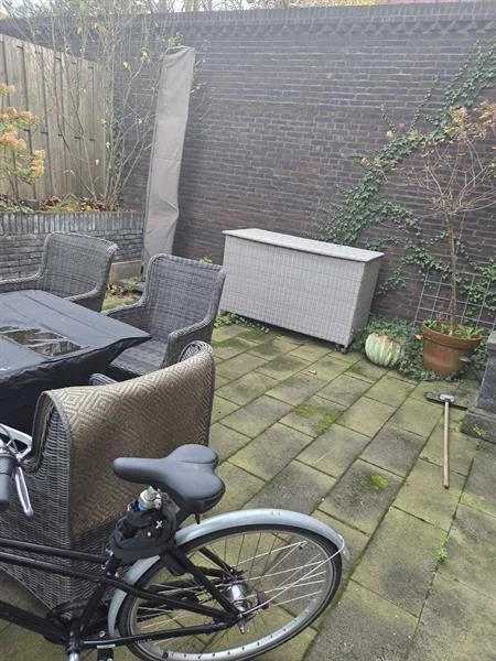 geblurde versie van de foto als achtergrond