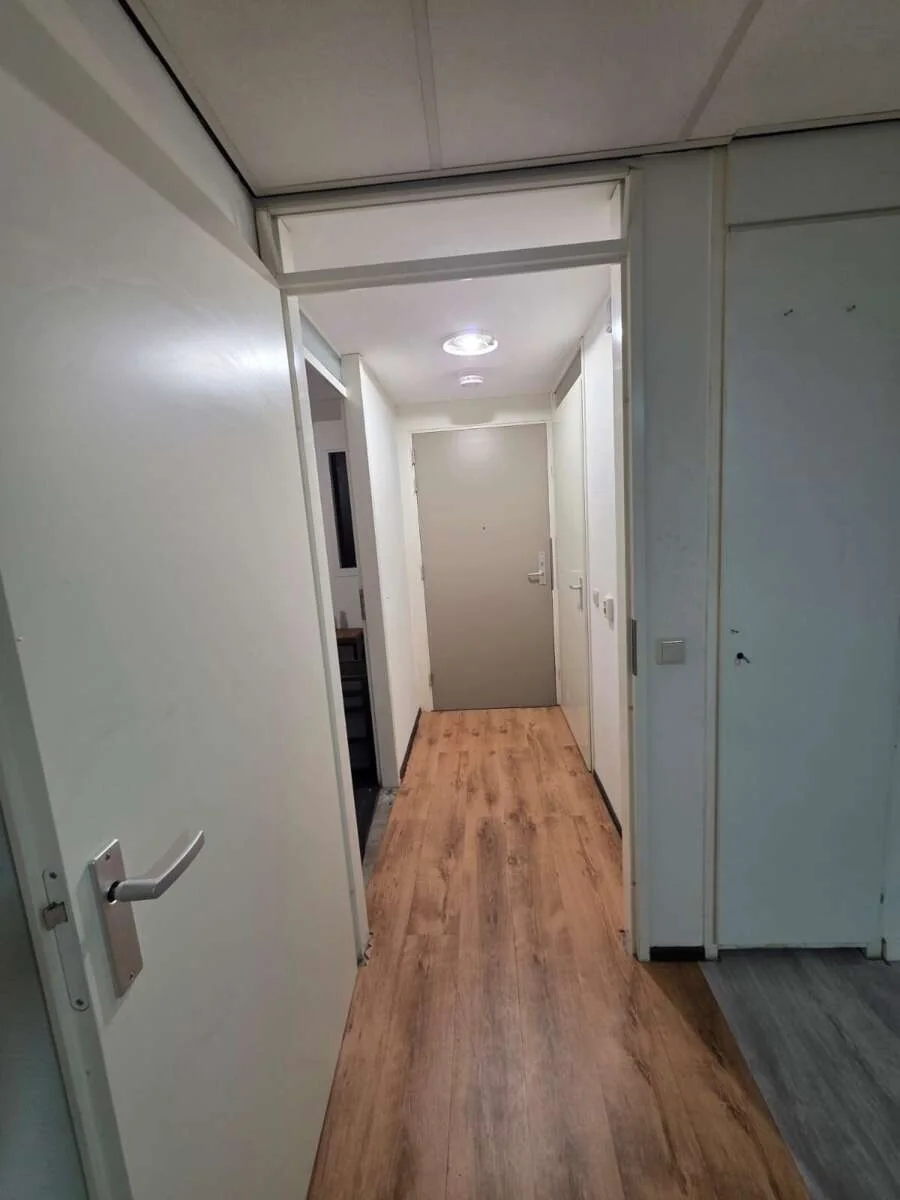 geblurde versie van de foto als achtergrond