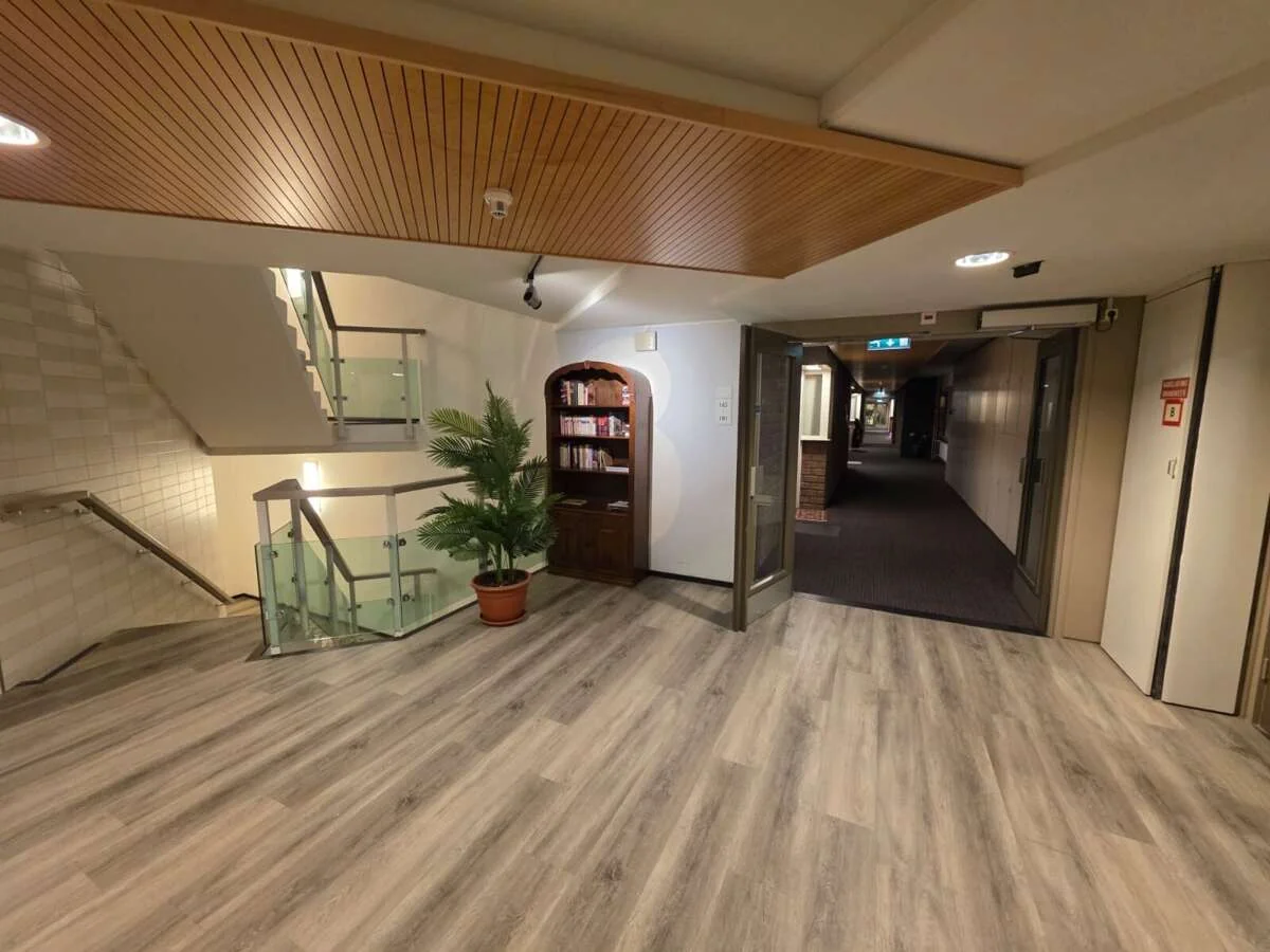 geblurde versie van de foto als achtergrond