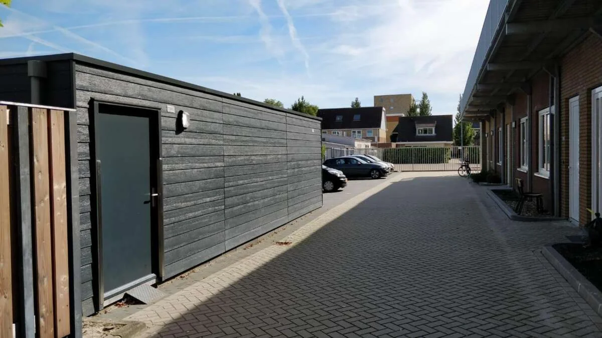 geblurde versie van de foto als achtergrond