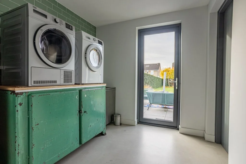 geblurde versie van de foto als achtergrond