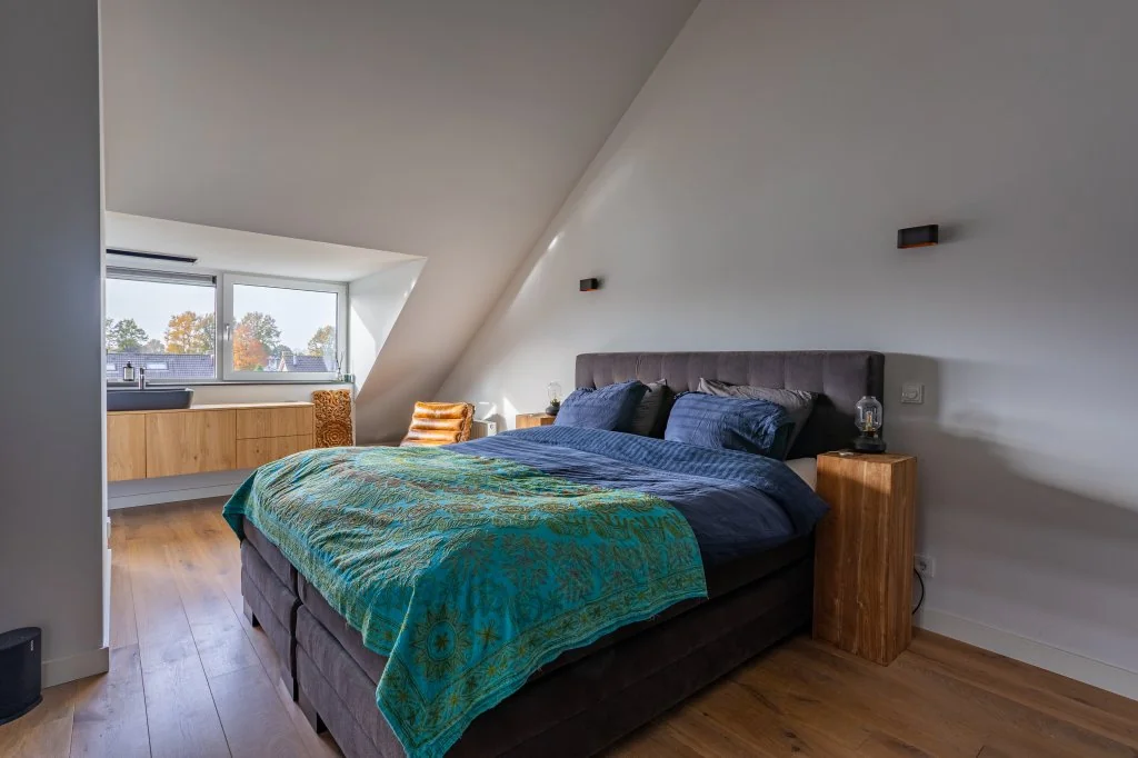 geblurde versie van de foto als achtergrond