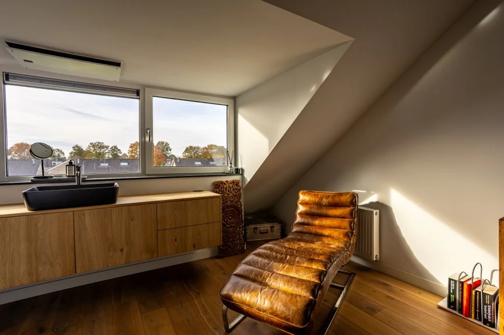 geblurde versie van de foto als achtergrond