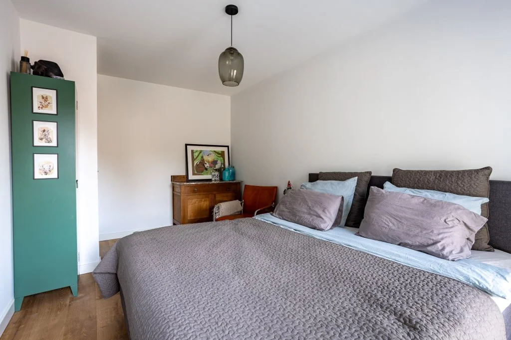 geblurde versie van de foto als achtergrond