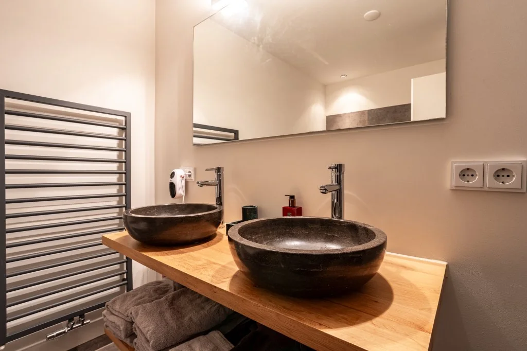 geblurde versie van de foto als achtergrond