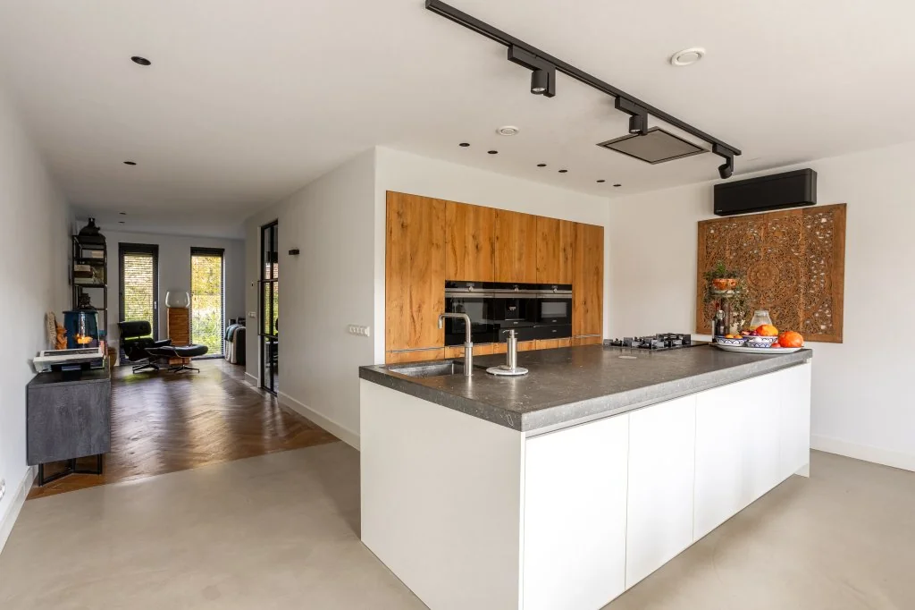 geblurde versie van de foto als achtergrond