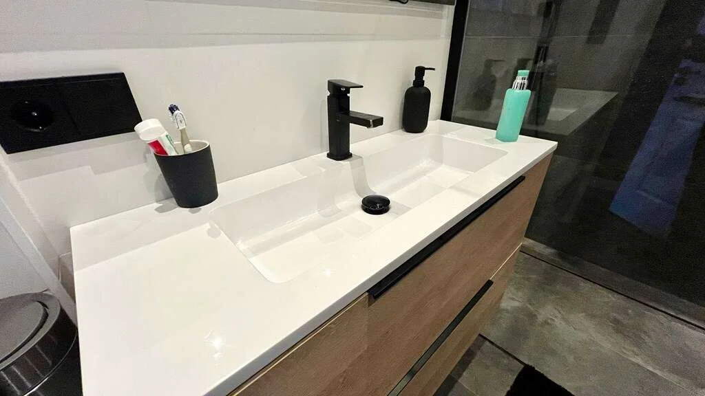 geblurde versie van de foto als achtergrond