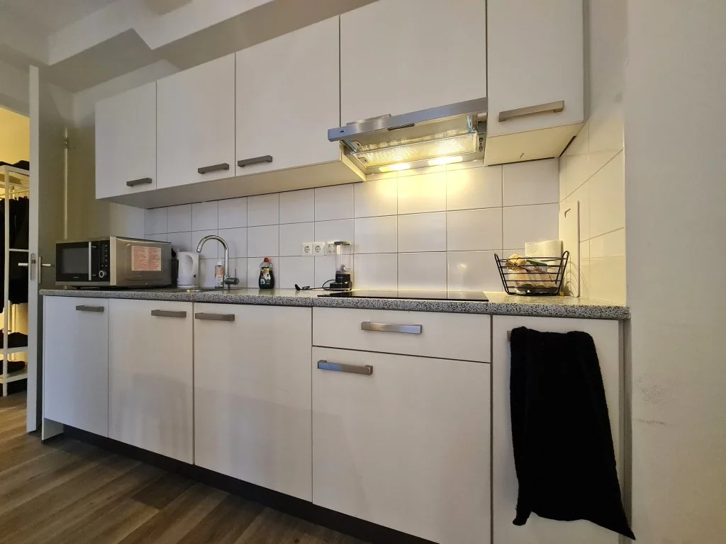 geblurde versie van de foto als achtergrond