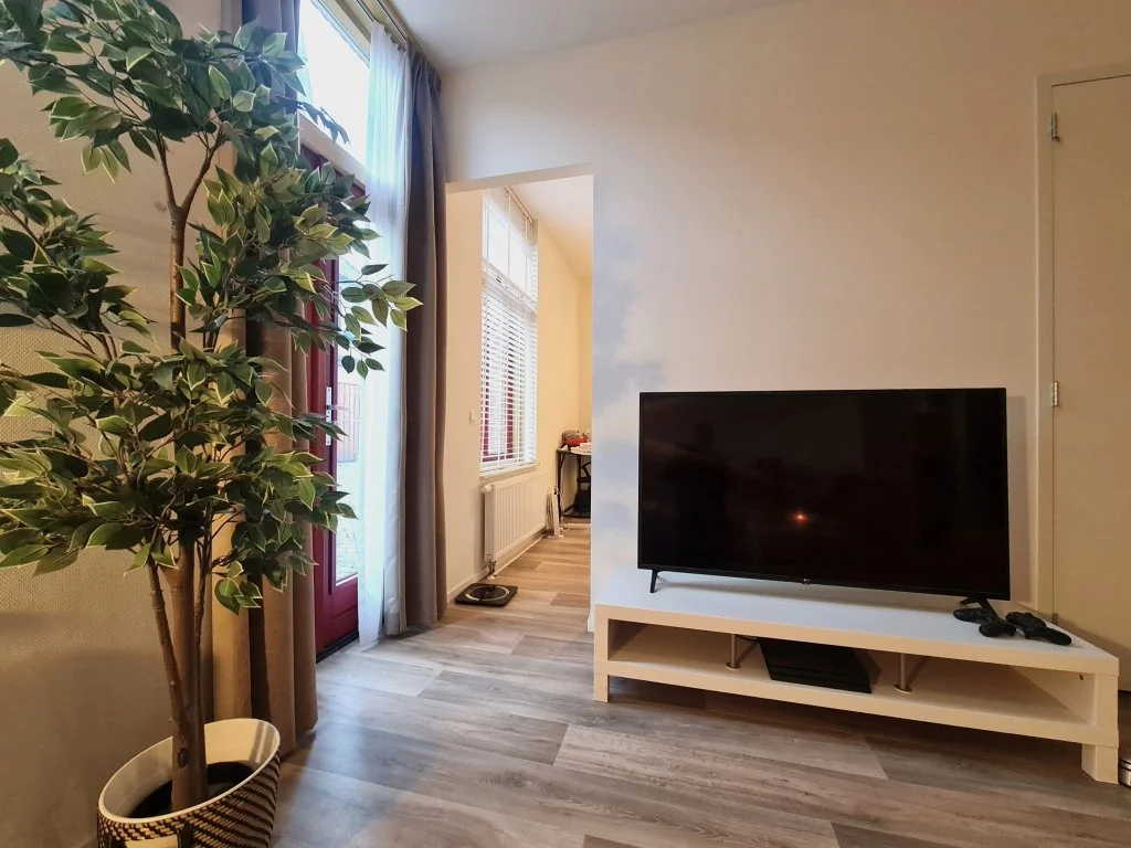 geblurde versie van de foto als achtergrond