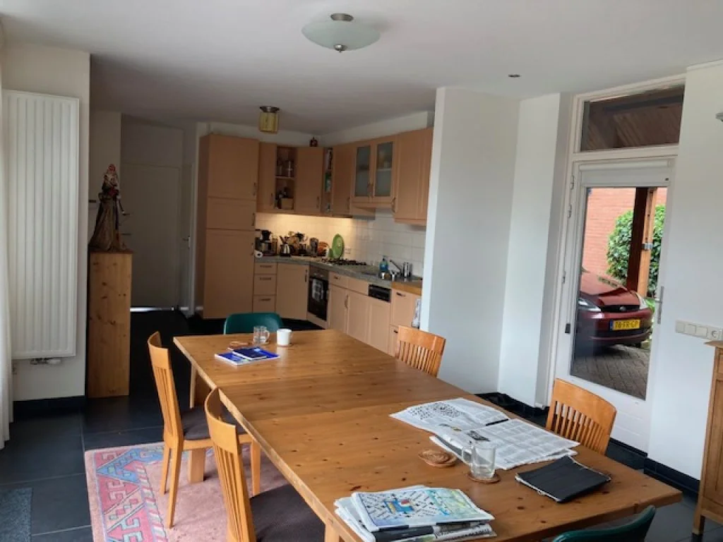 geblurde versie van de foto als achtergrond