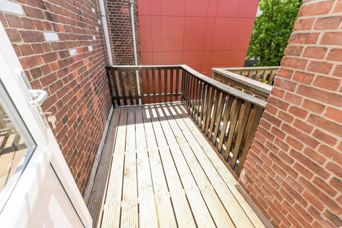 geblurde versie van de foto als achtergrond