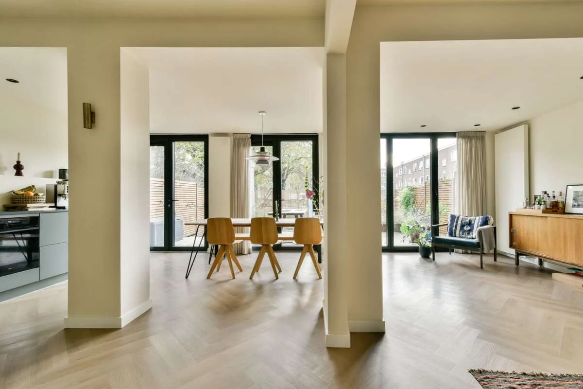 geblurde versie van de foto als achtergrond