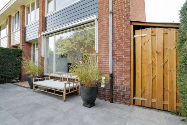 geblurde versie van de foto als achtergrond