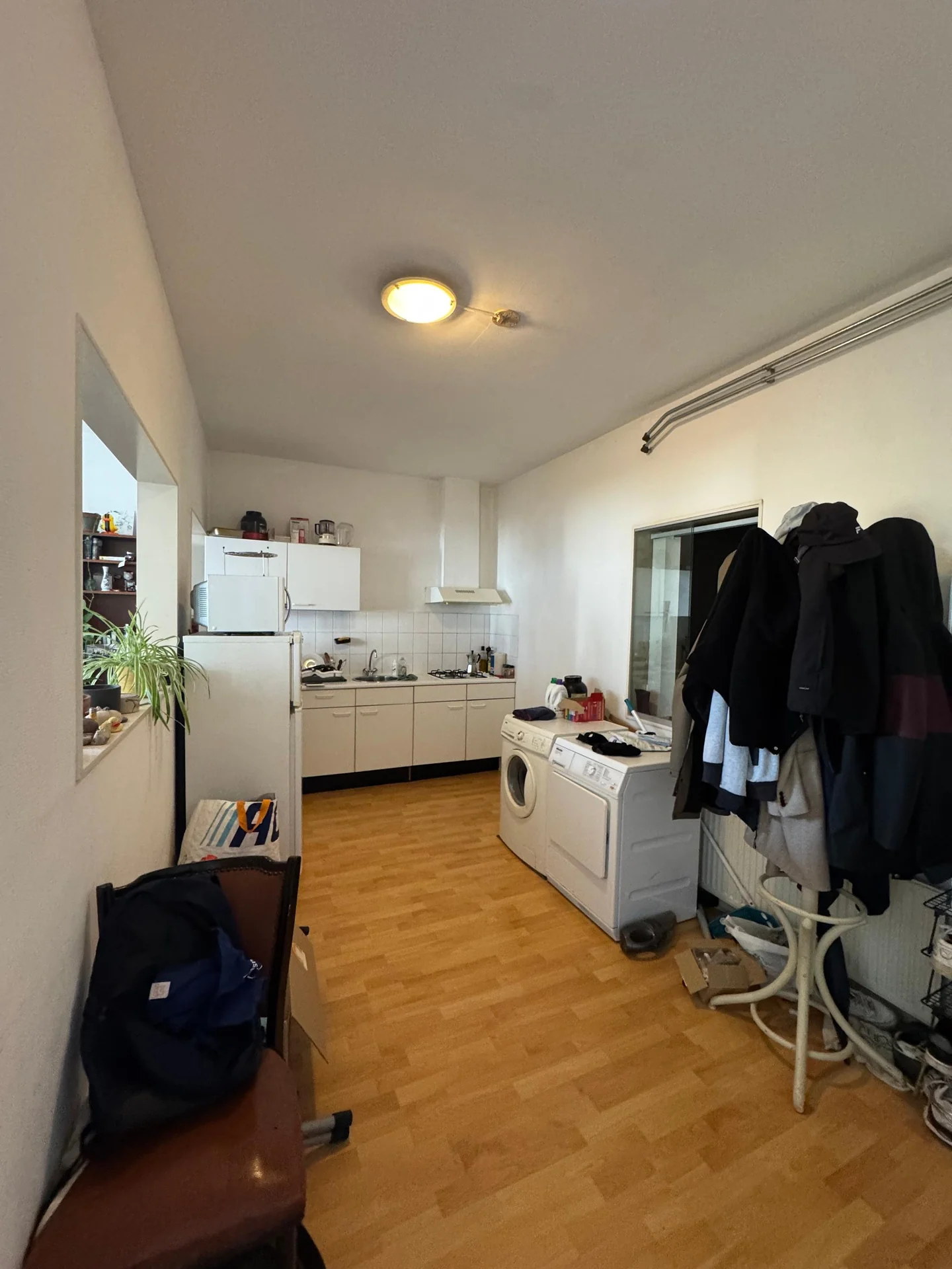 geblurde versie van de foto als achtergrond