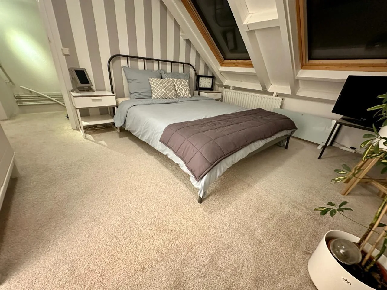 geblurde versie van de foto als achtergrond