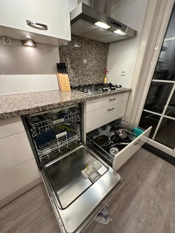 geblurde versie van de foto als achtergrond