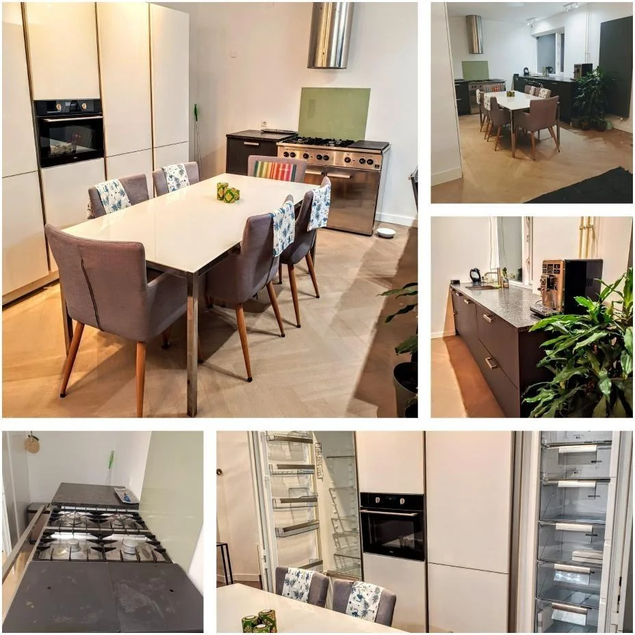 geblurde versie van de foto als achtergrond