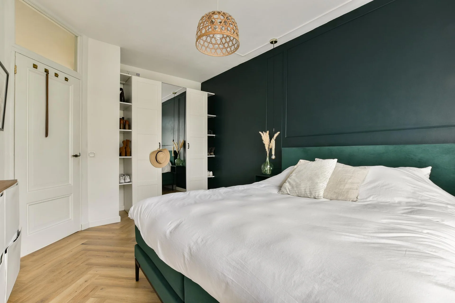 geblurde versie van de foto als achtergrond