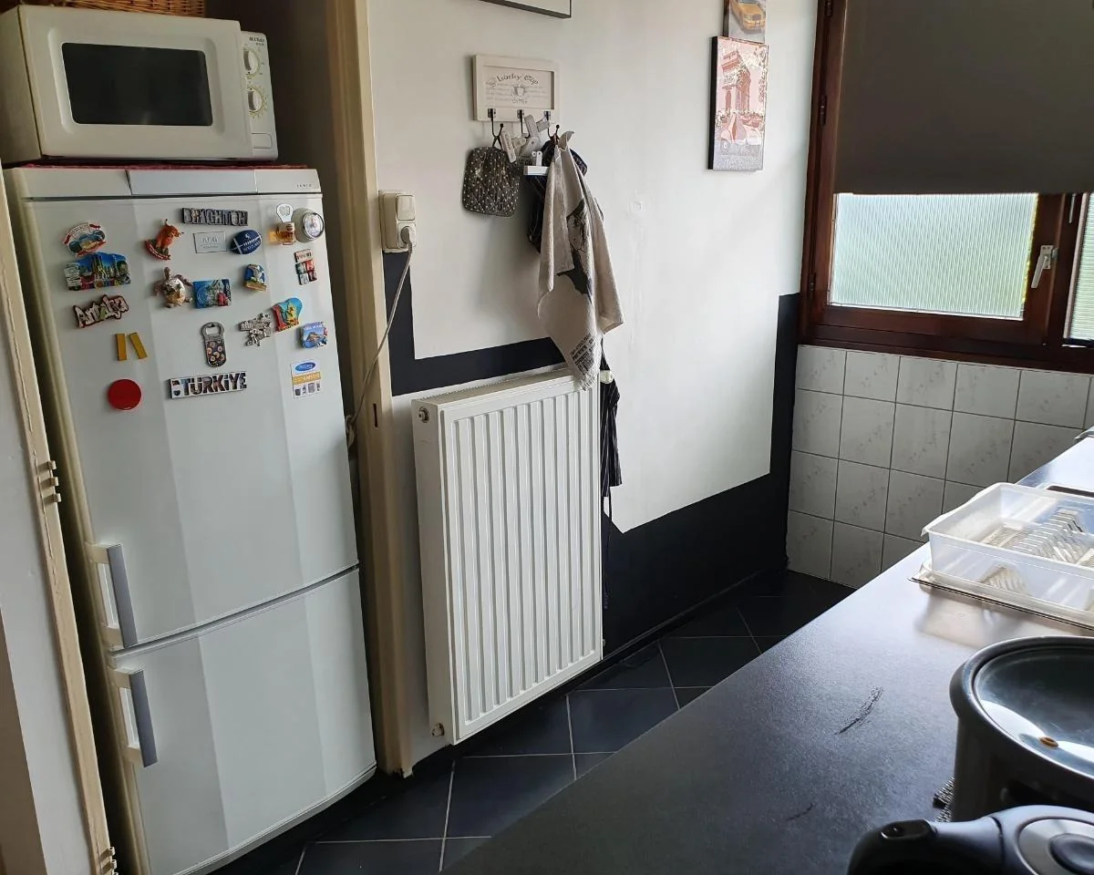 geblurde versie van de foto als achtergrond