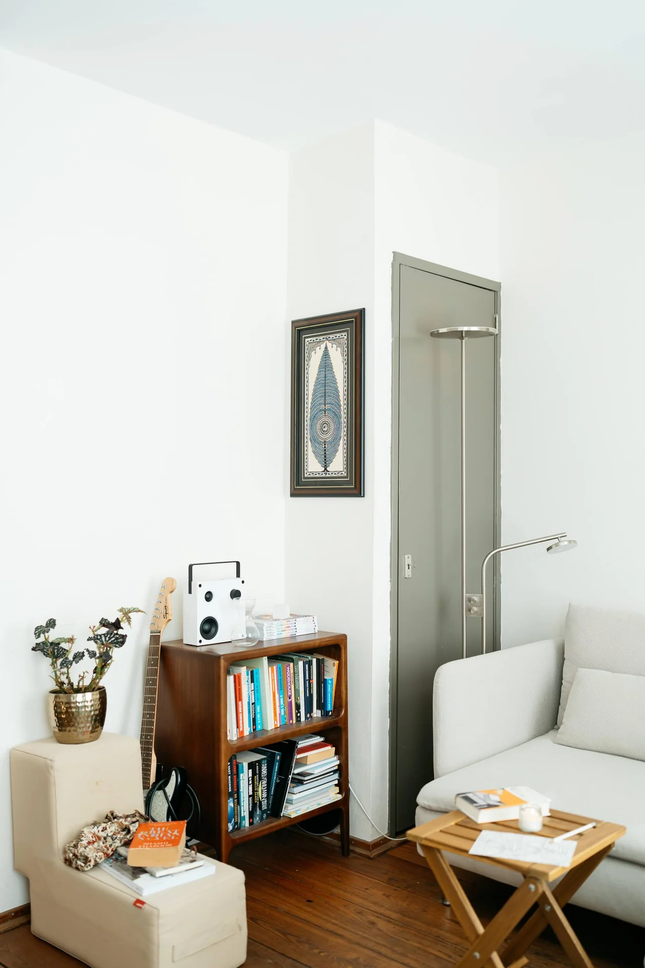 geblurde versie van de foto als achtergrond