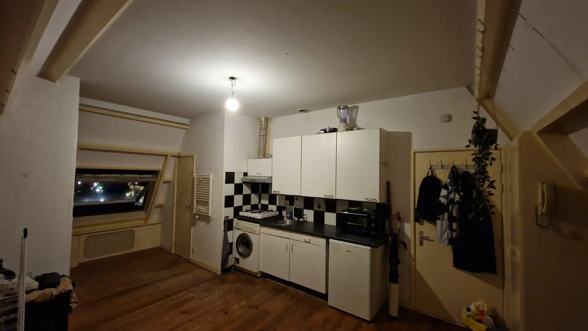 geblurde versie van de foto als achtergrond