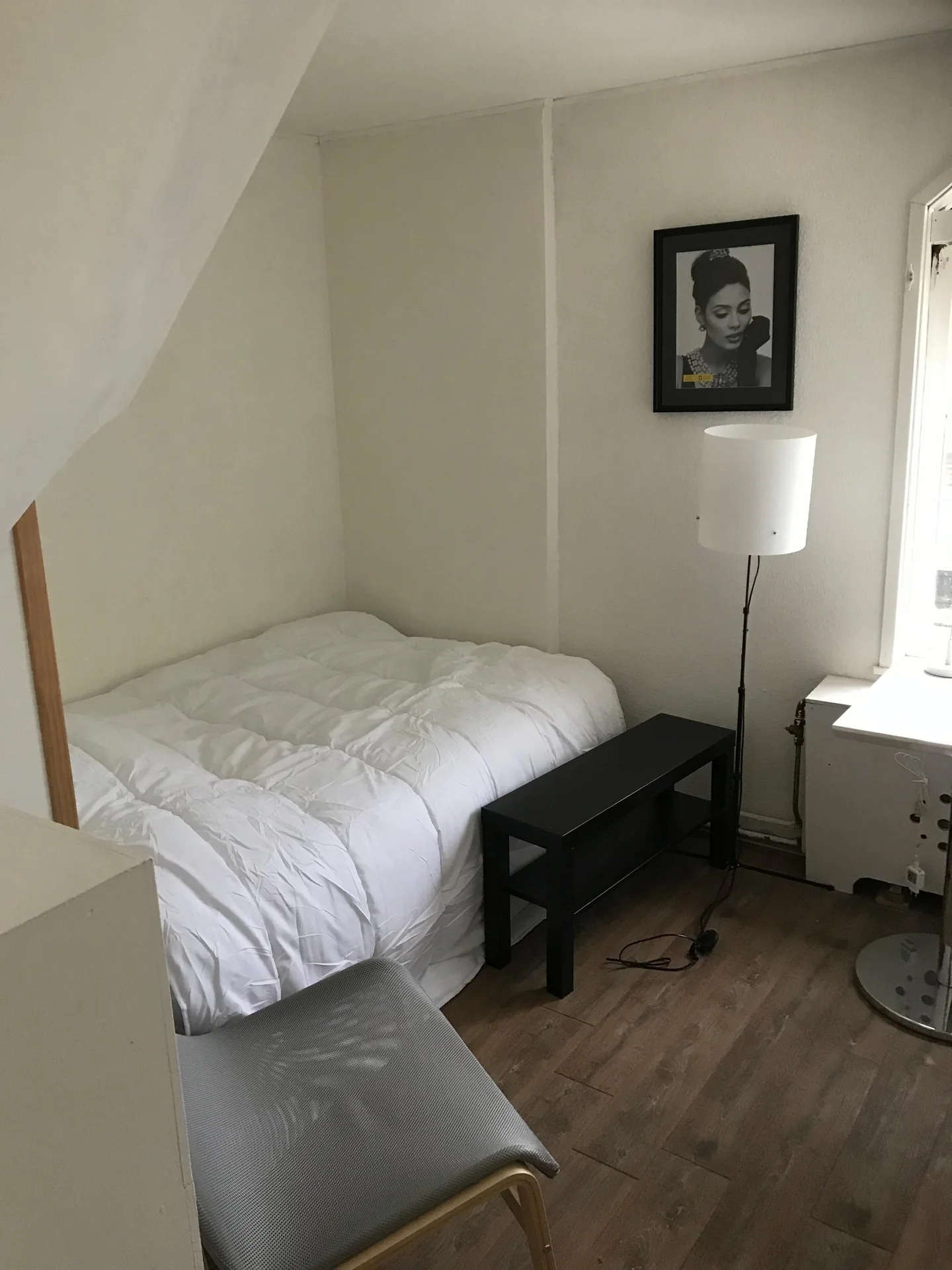 geblurde versie van de foto als achtergrond