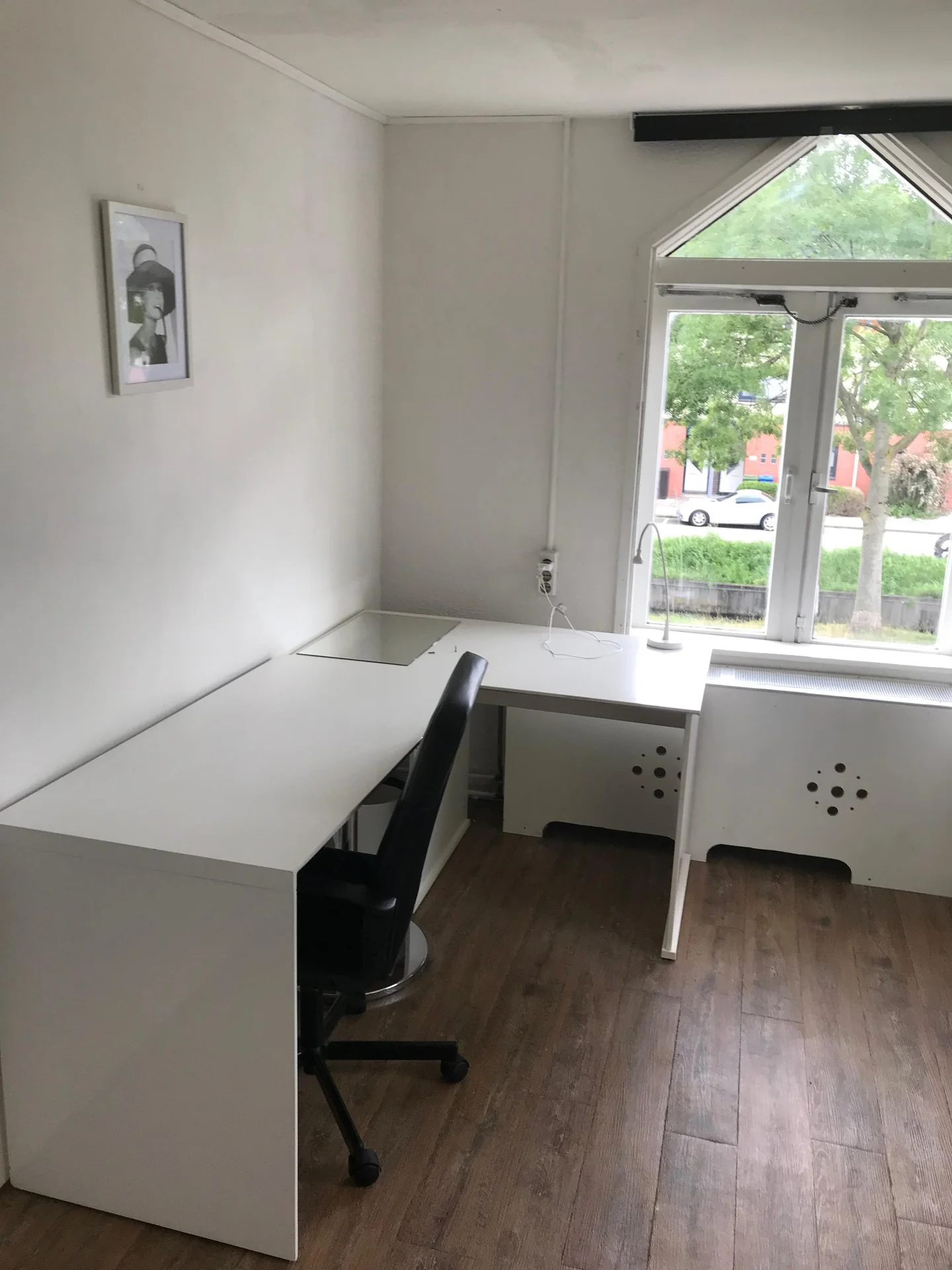 geblurde versie van de foto als achtergrond