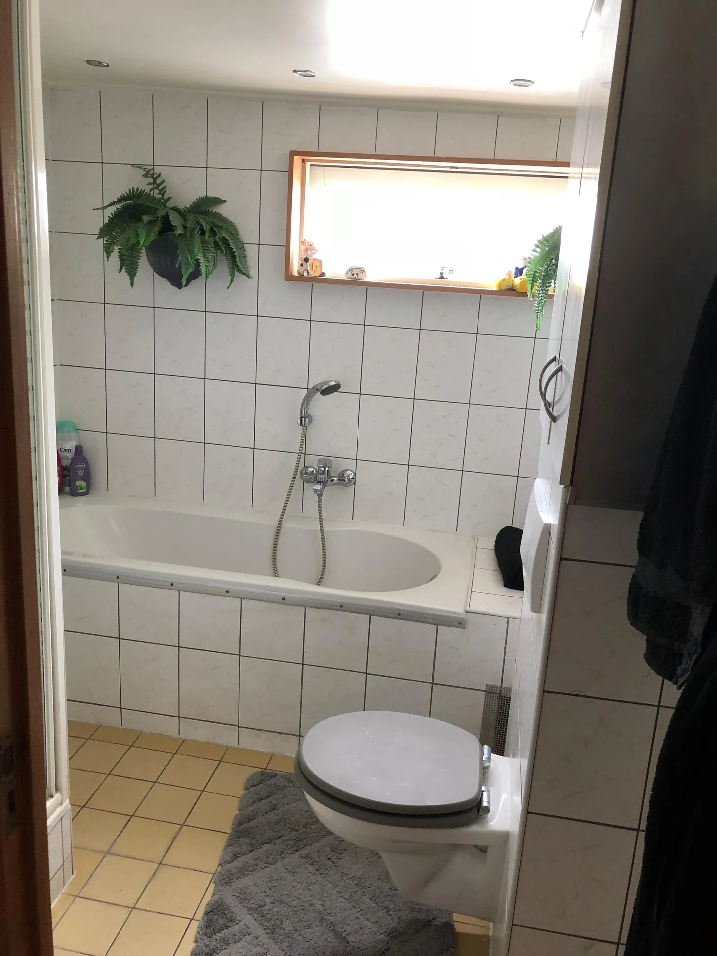 geblurde versie van de foto als achtergrond