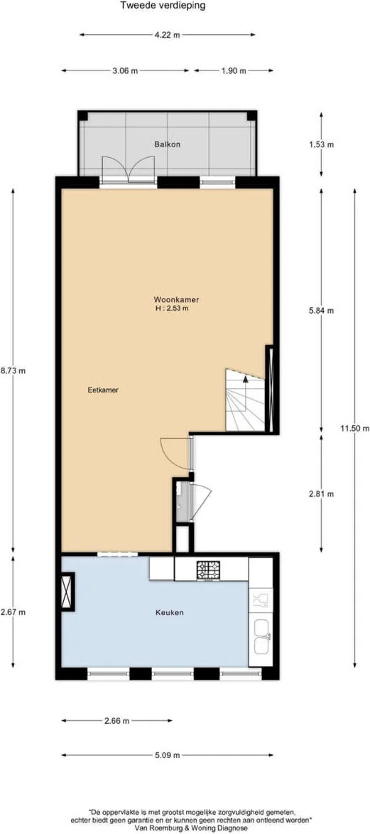 geblurde versie van de foto als achtergrond