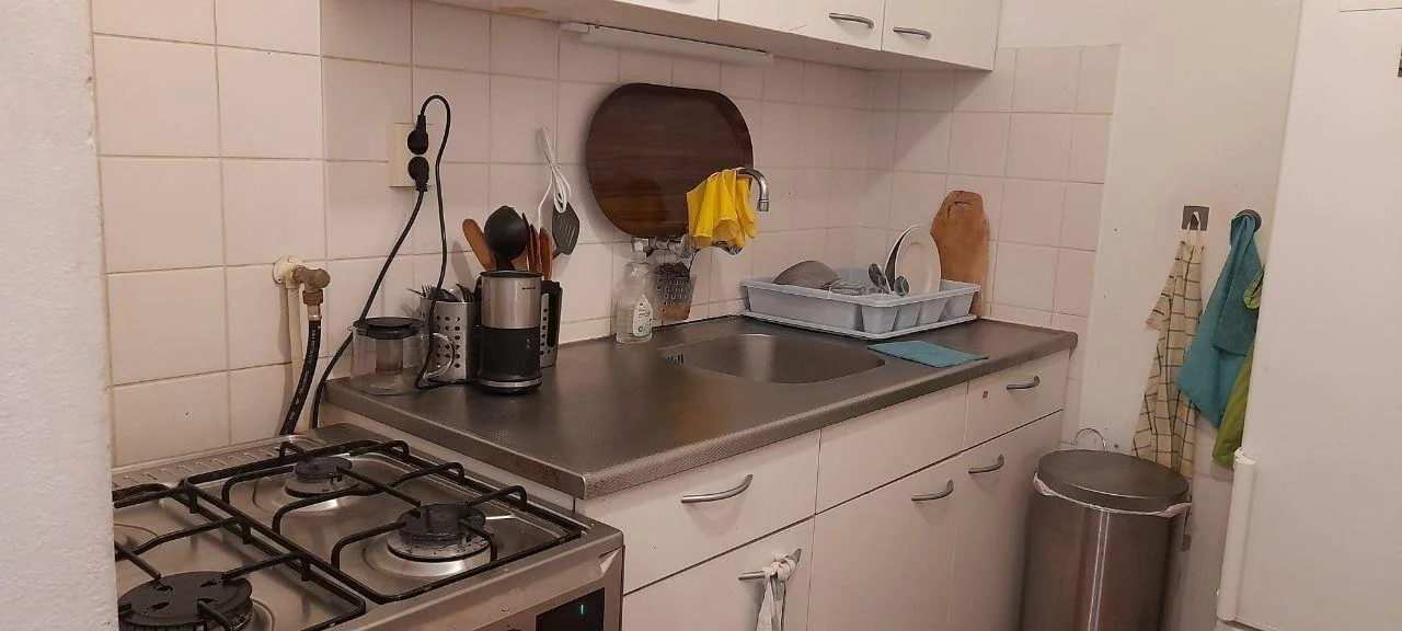 geblurde versie van de foto als achtergrond