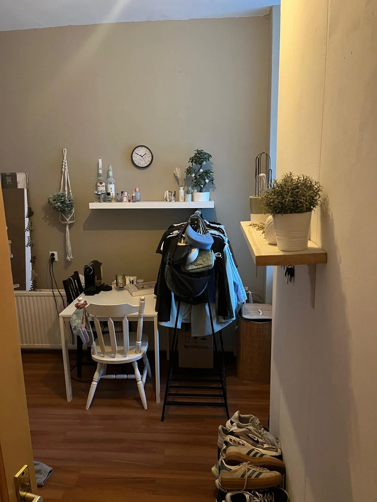 geblurde versie van de foto als achtergrond