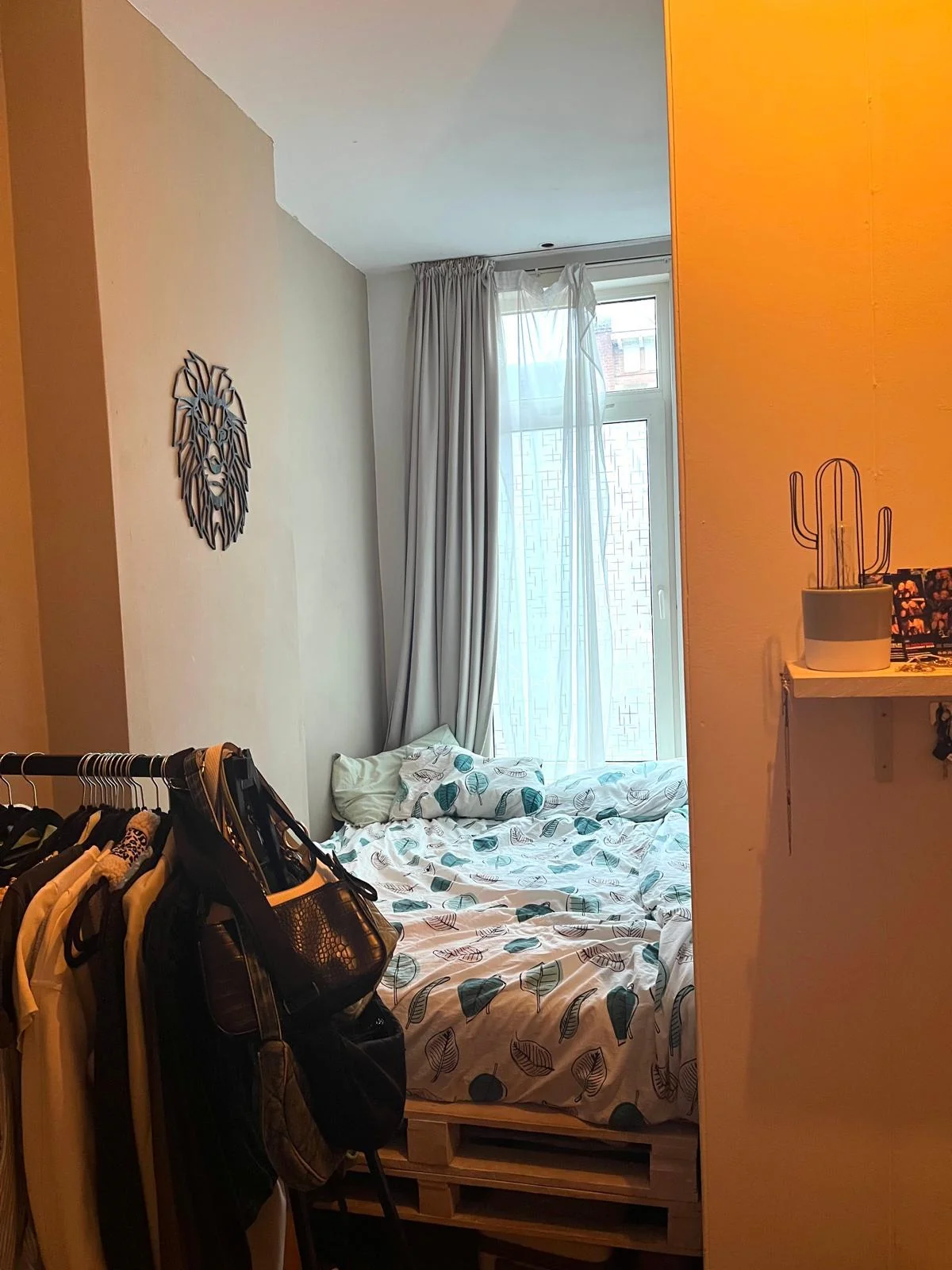 geblurde versie van de foto als achtergrond