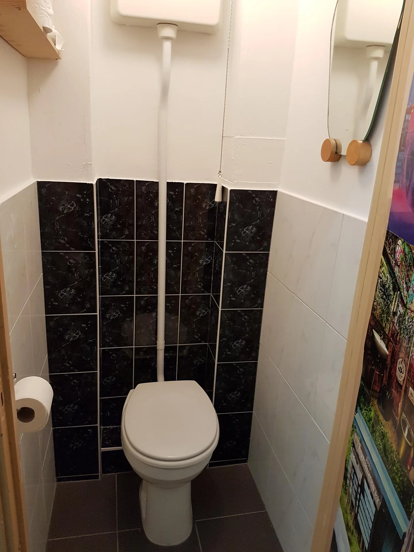 geblurde versie van de foto als achtergrond